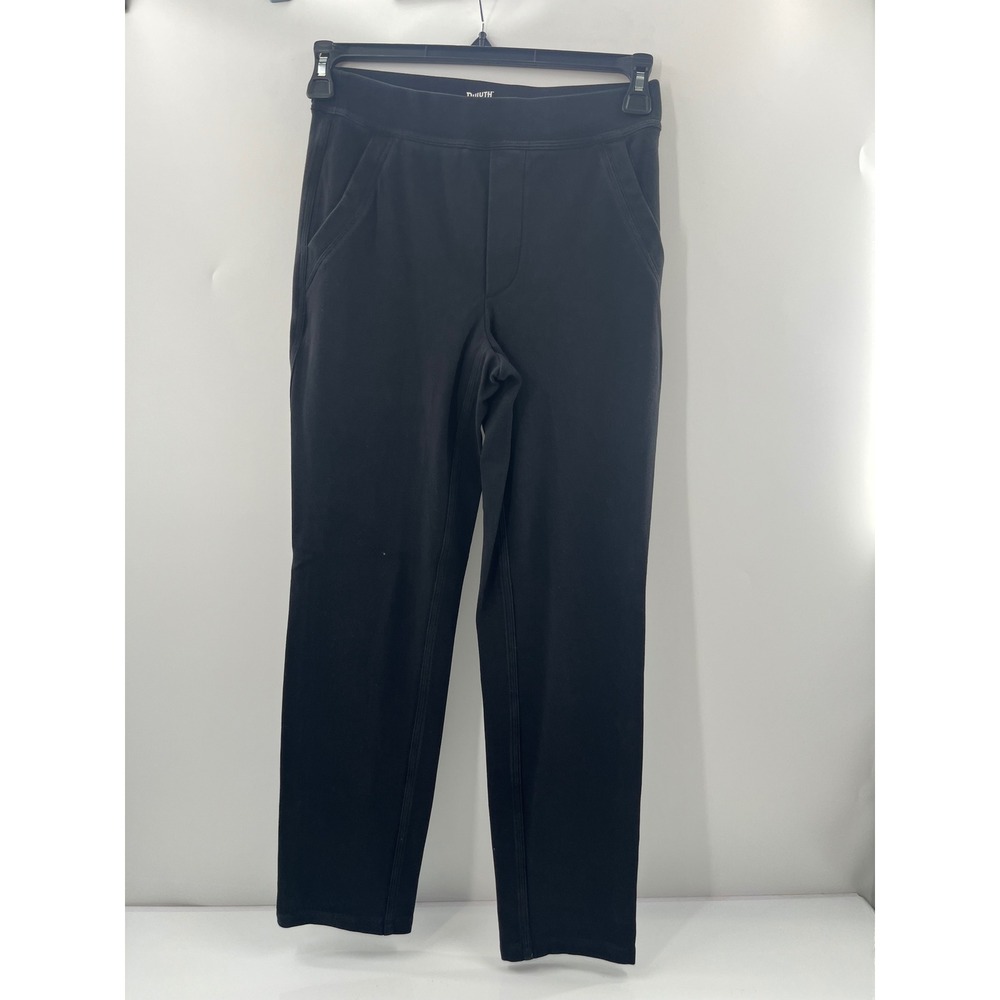 Duluth Trading Co Noga Classic Straight Leg Pants Black XS Activewear Yoga